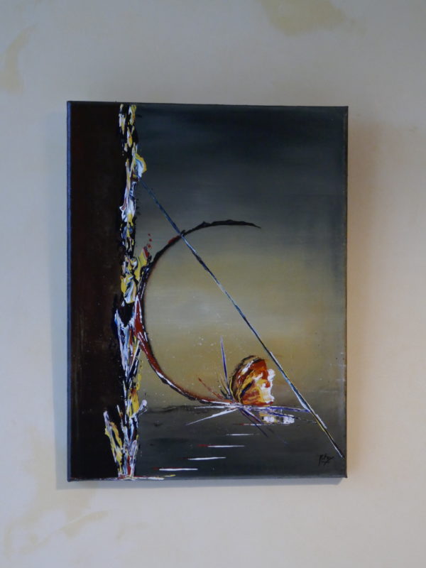 Tableau acrylique-Livre inédit-