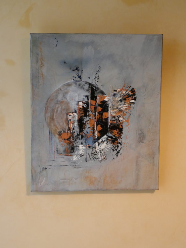 Tableau (acrylique)-Voyage-